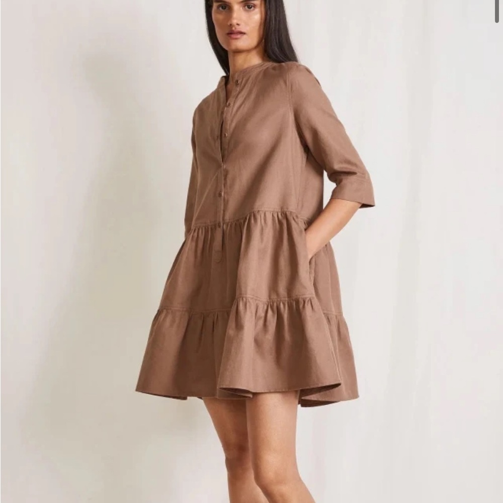 Apiece Apart Brown Mini Dress